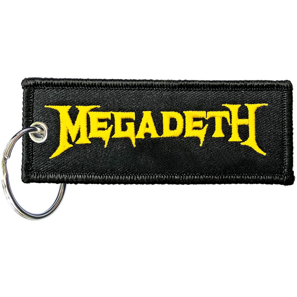 Megadeth - Keychain: Logo (Double Sided Patch) - keyrings image 2