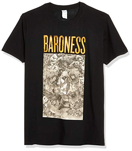 Baroness - tshirt - Unisex - Short Sleeves - Gold & Grey - Large image 2