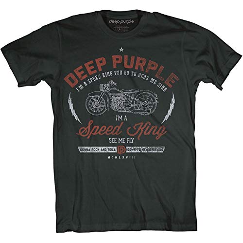 Deep Purple - tshirt - Unisex - Short Sleeves - Medium image 1