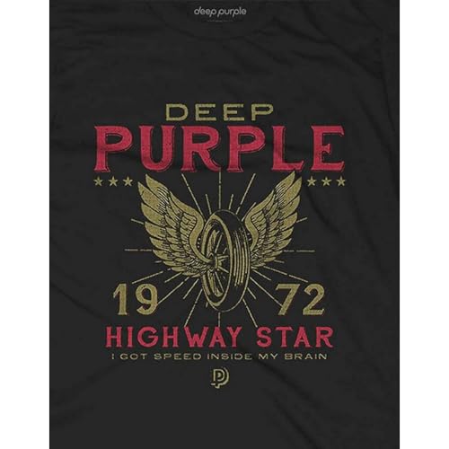 Deep Purple - tshirt - Unisex - Short Sleeves - Small image 4