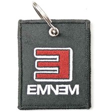 Eminem - Keychain: Reversed E Logo (Double Sided Patch) - keyrings image 2