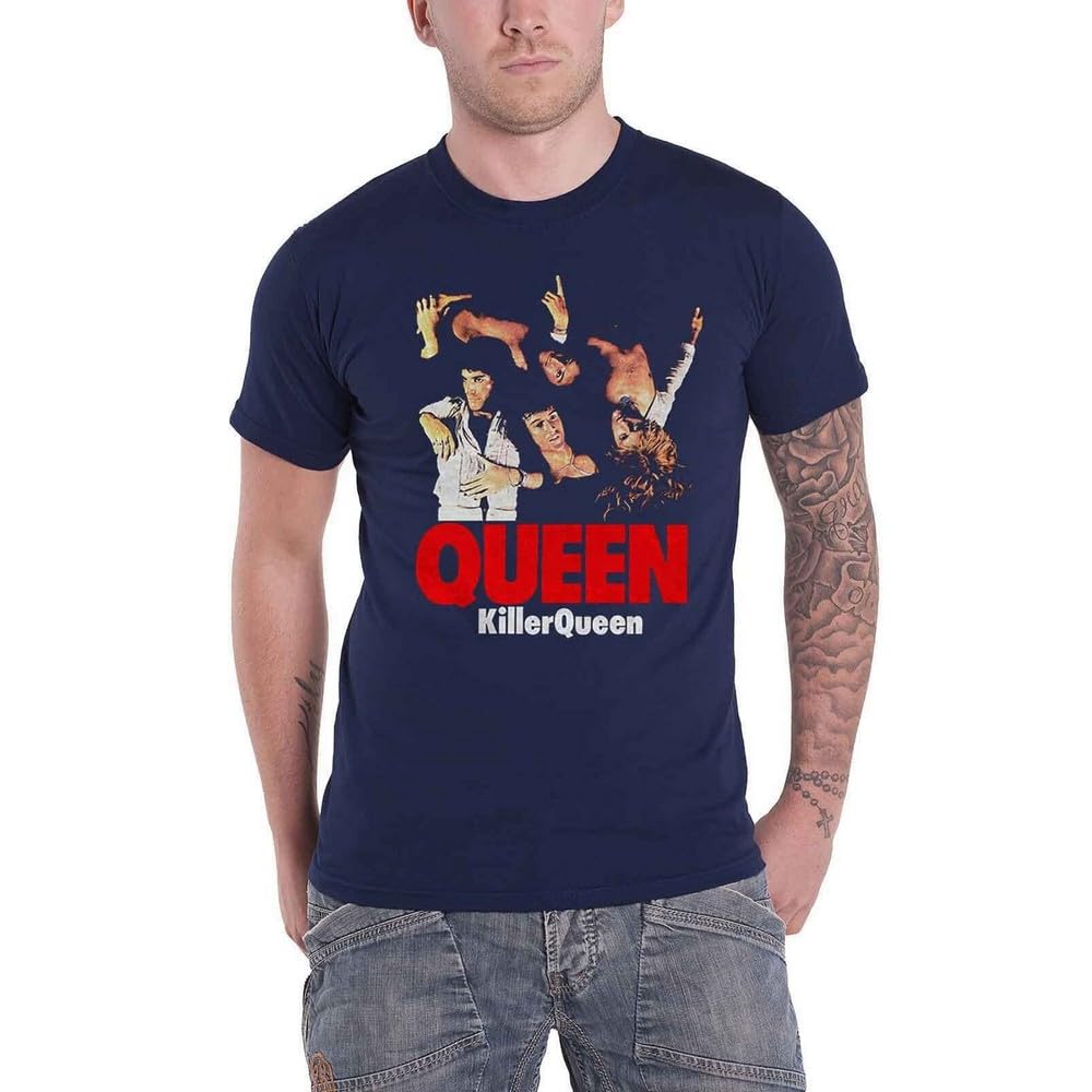 Queen - tshirt - Unisex - Short Sleeves - Killer Queen - XX-Large image 2