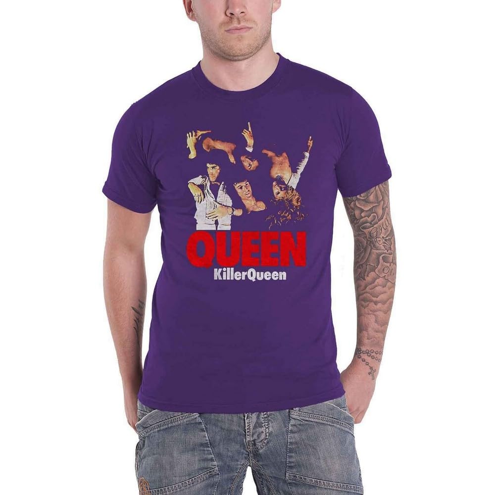 Queen - tshirt - Unisex - Short Sleeves - Killer Queen - XX-Large image 5