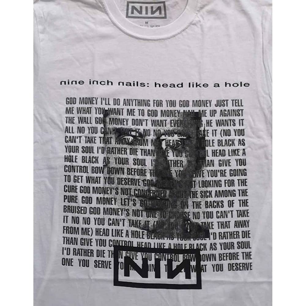 Nine Inch Nails - tshirt - Unisex - Short Sleeves - Head Lik - X-Large image 4