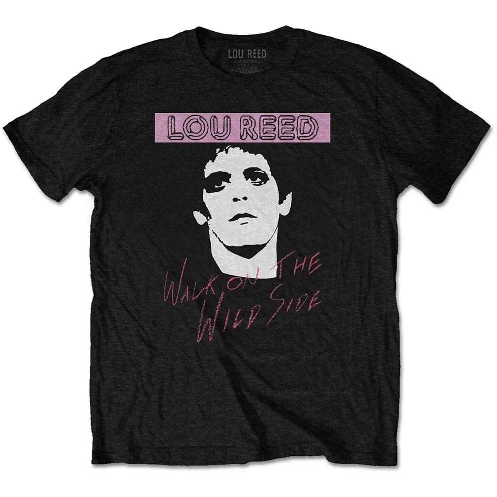 Lou Reed - tshirt - Unisex - Short Sleeves - Walk On The Wild  - Large image 2