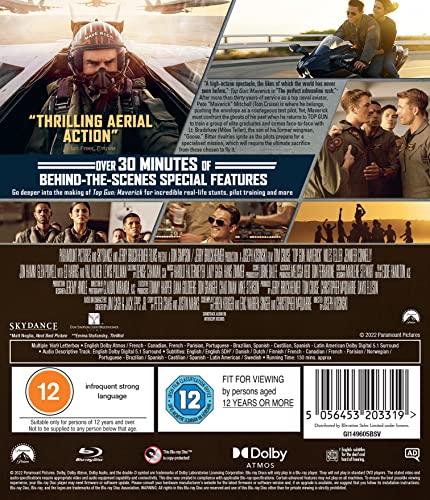 TOP GUN MAVERICK BD - BLURAY image 3
