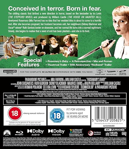 Rosemarys Baby - Blu-ray 4K image 3