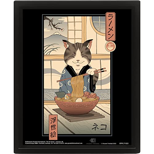 Vincent Trinidad (Neko Ramen Ukiyo-E) Framed 3D - Non-book item image 1