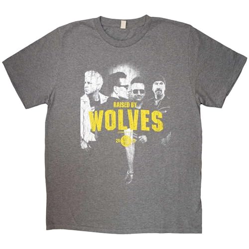 U2 - tshirt - Unisex - Short Sleeves - Raised by Wolves - Small
