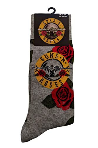 Guns N Roses - Socks & Hosiery - Unisex - Bullet Rose - UK Size 7 - 11 image 4