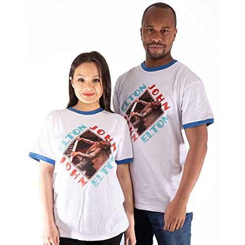 Elton John - tshirt - Unisex - Short Sleeves - Medium image 4