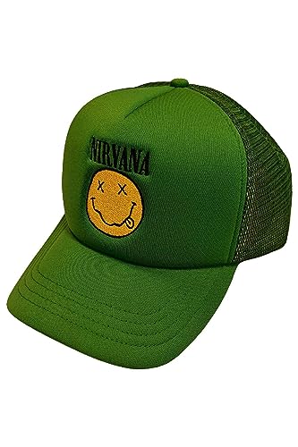 Nirvana - Hats - Unisex - Logo & Happy Face image 2