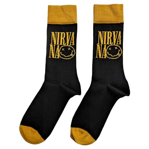 Nirvana - Socks & Hosiery - Unisex - Logo Stacked - UK Size 7 - 11 image 3