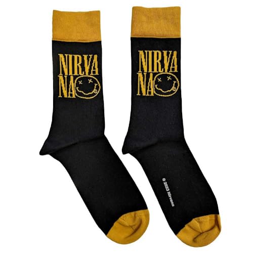 Nirvana - Socks & Hosiery - Unisex - Logo Stacked - UK Size 7 - 11 image 4