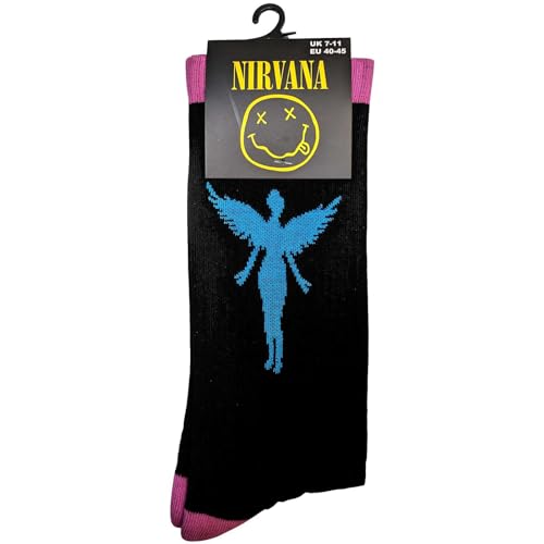 Nirvana - Socks & Hosiery - Unisex - In Utero Blue An - UK Size 7 - 11 image 3