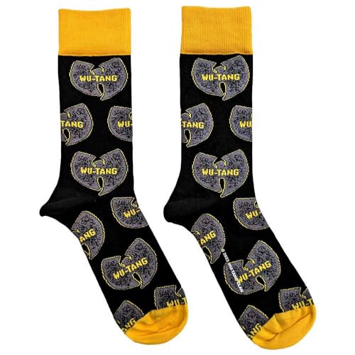 Wu-Tang Clan - Socks & Hosiery - Unisex - Grey Logos - UK Size 7 - 11 image 2