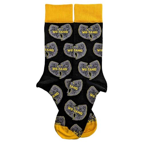 Wu-Tang Clan - Socks & Hosiery - Unisex - Grey Logos - UK Size 7 - 11 image 3