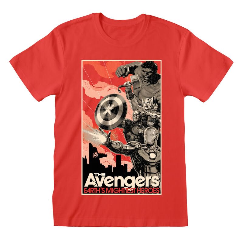 Comics Avengers - Stylised Poster - tshirt - t-shirt image 2