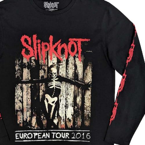 Slipknot - tshirt - Unisex - Long Sleeves - Skeleton Flag - XX-Large image 4