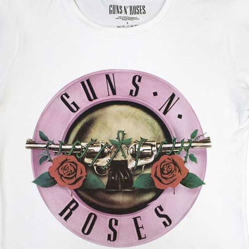 Guns N Roses - tshirt - Ladies - Short Sleeves - Classic Logo - Large image 2