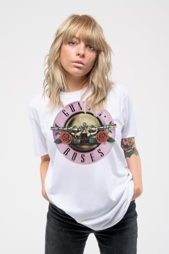 Guns N Roses - tshirt - Ladies - Short Sleeves - Classic Logo - Large image 3