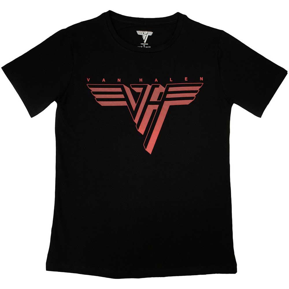 Van Halen - tshirt - Ladies - Short Sleeves - Classic Red Log - Medium