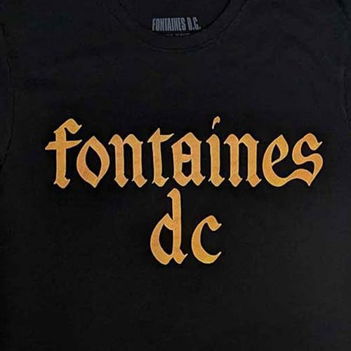 Fontaines D.C. - tshirt - Unisex - Short Sleeves - Gothic Logo - Large image 2