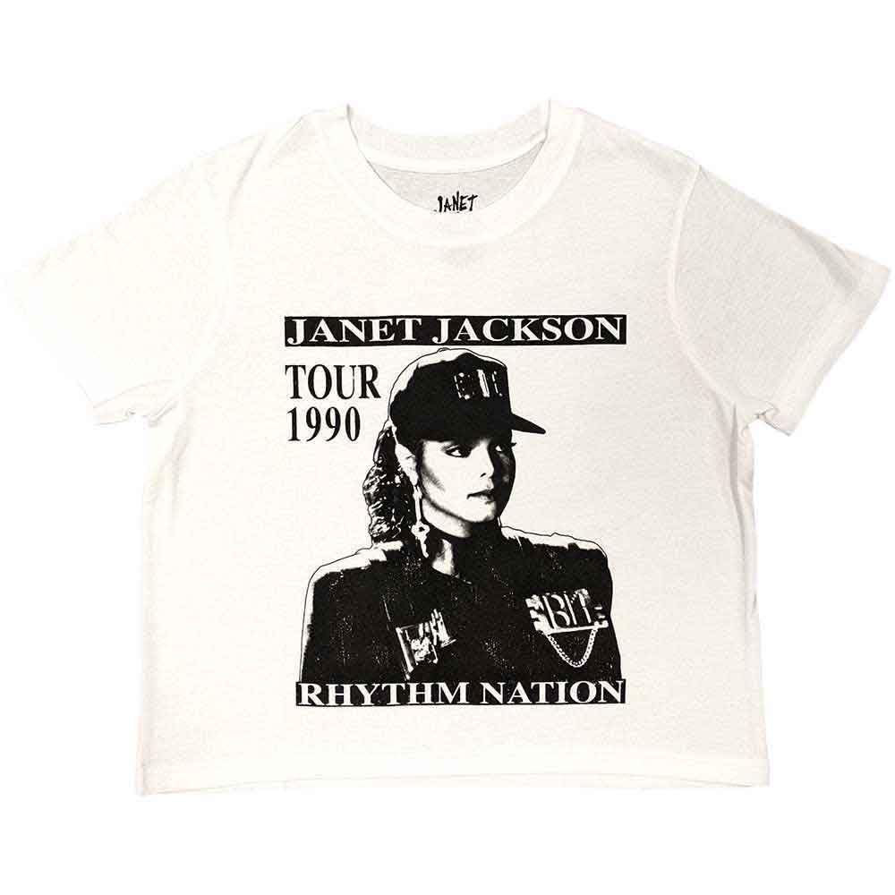 Janet Jackson - tshirt - Ladies - Short Sleeves - Rhythm Natio - Large