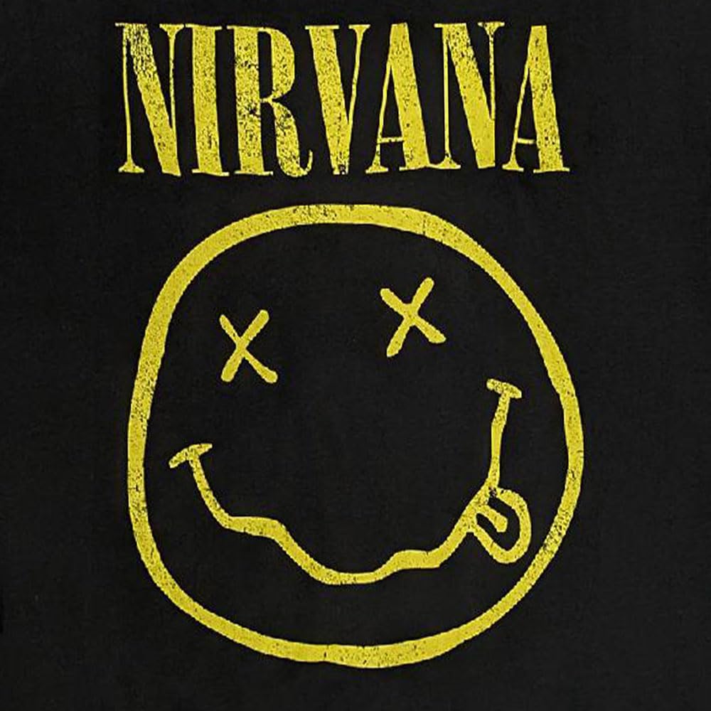 Nirvana - sweatshirts - Unisex - Long Sleeves - Yellow Happy F - Large image 3