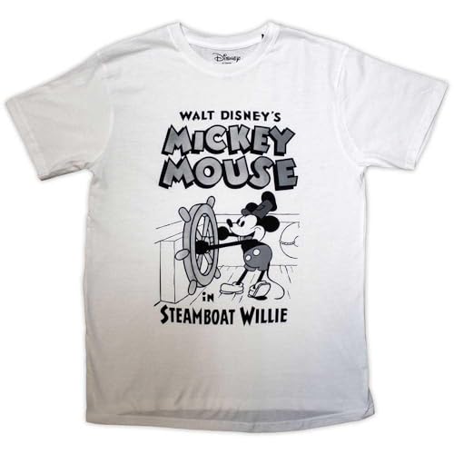 Mickey Mouse - tshirt - Unisex - Short Sleeves - Steamboat  - XX-Large image 1