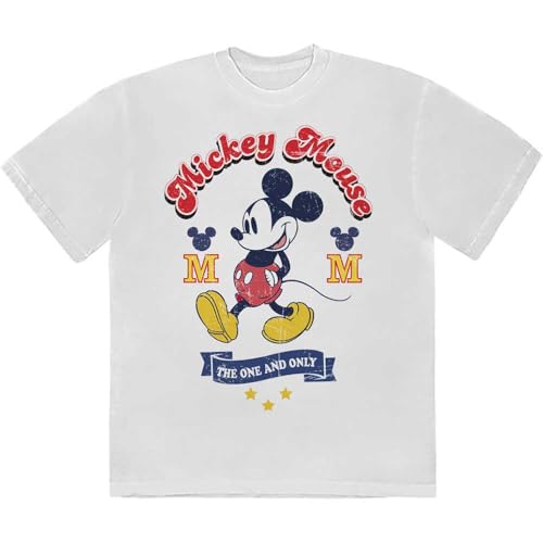 Mickey Mouse - tshirt - Unisex - Short Sleeves - One & Only - Small