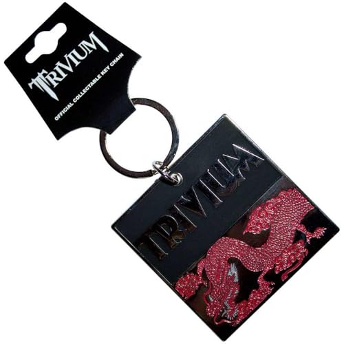 Trivium - Keychain: - keyrings - Deadmen & Dragons Silhouet - One Size image 2