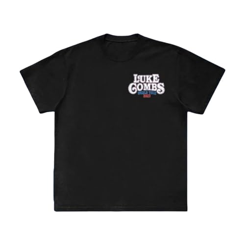 Luke Combs - tshirt - Unisex - Short Sleeves - Tour '23 Skull - Small