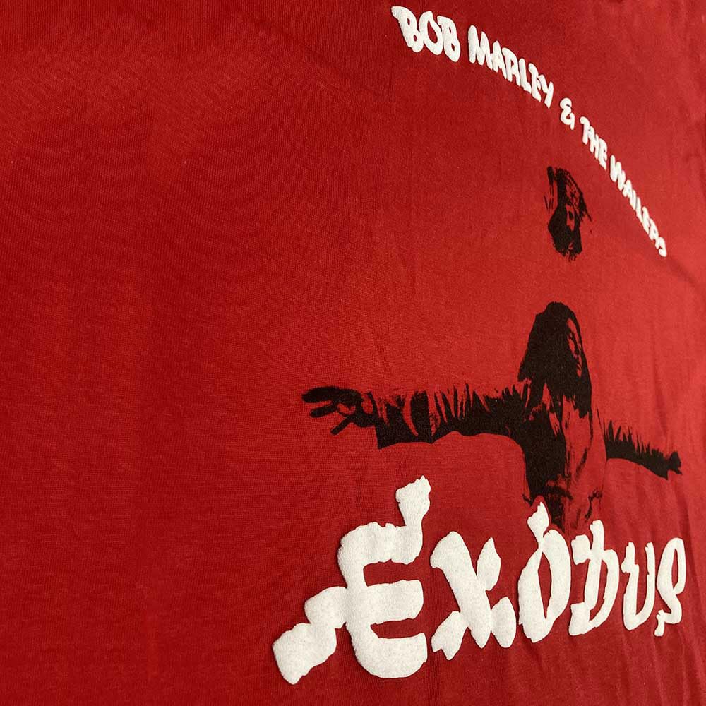 Bob Marley - Patch - Unisex - Short Sleeves - Exodus Arms Outs - Large image 3
