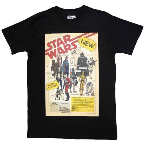 Star Wars - tshirt - Unisex - Short Sleeves - Action Figures - Small