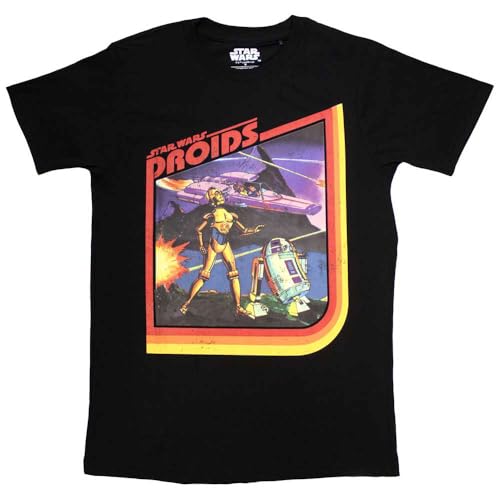 Star Wars - tshirt - Unisex - Short Sleeves - Droids - Large