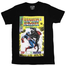 Comics - tshirt - Unisex - Short Sleeves - Cap vs The Panth - XX-Large