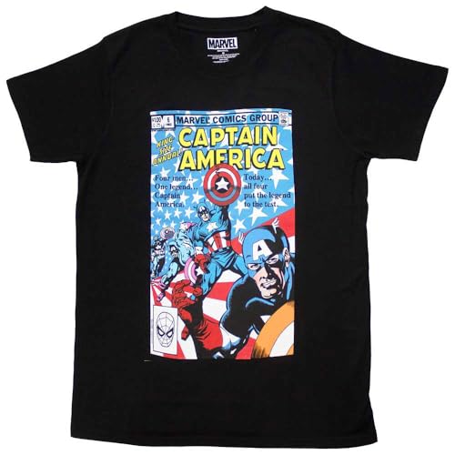Comics - tshirt - Unisex - Short Sleeves - Many Captain Amer - X-Large
