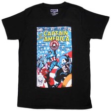 Comics - tshirt - Unisex - Short Sleeves - Many Captain Ame - XX-Large