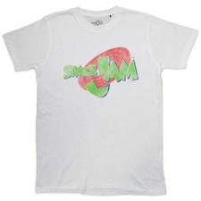 Space Jam - tshirt - Unisex - Short Sleeves - Retro Logo - Large
