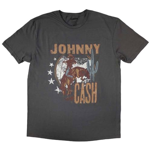 Johnny Cash - tshirt - Unisex - Short Sleeves - Cowboy - Small image 1