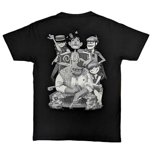 Gorillaz - tshirt - Unisex - Short Sleeves - Pocket Spray - Ge - Small image 2