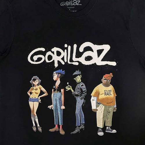 Gorillaz - tshirt - Unisex - Short Sleeves - Spray Logo Group - Medium image 2