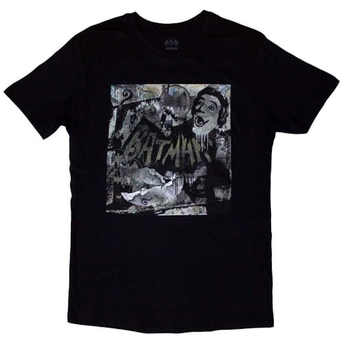 s - tshirt - Unisex - Short Sleeves - Batman - Mural - Small