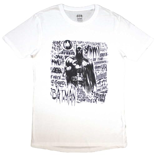 s - tshirt - Unisex - Short Sleeves - Batman - Scribbler - Small