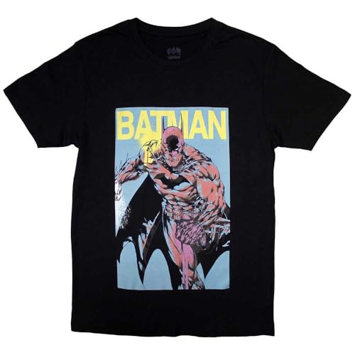 s - tshirt - Unisex - Short Sleeves - Batman - Pop Colours - Small