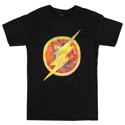 s - tshirt - Unisex - Short Sleeves - The Flash - Logo - Large