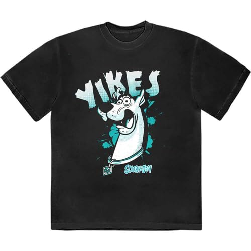 Scooby Doo - tshirt - Unisex - Short Sleeves - Yikes Scooby Bl - Large