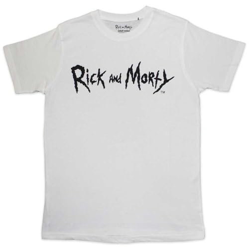 Rick & Morty - tshirt - Unisex - Short Sleeves - Mono Logo - Large