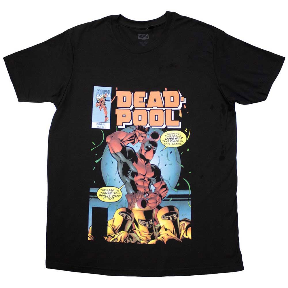 Comics - tshirt - Unisex - Short Sleeves - Deadpool Bubble Tex - Small